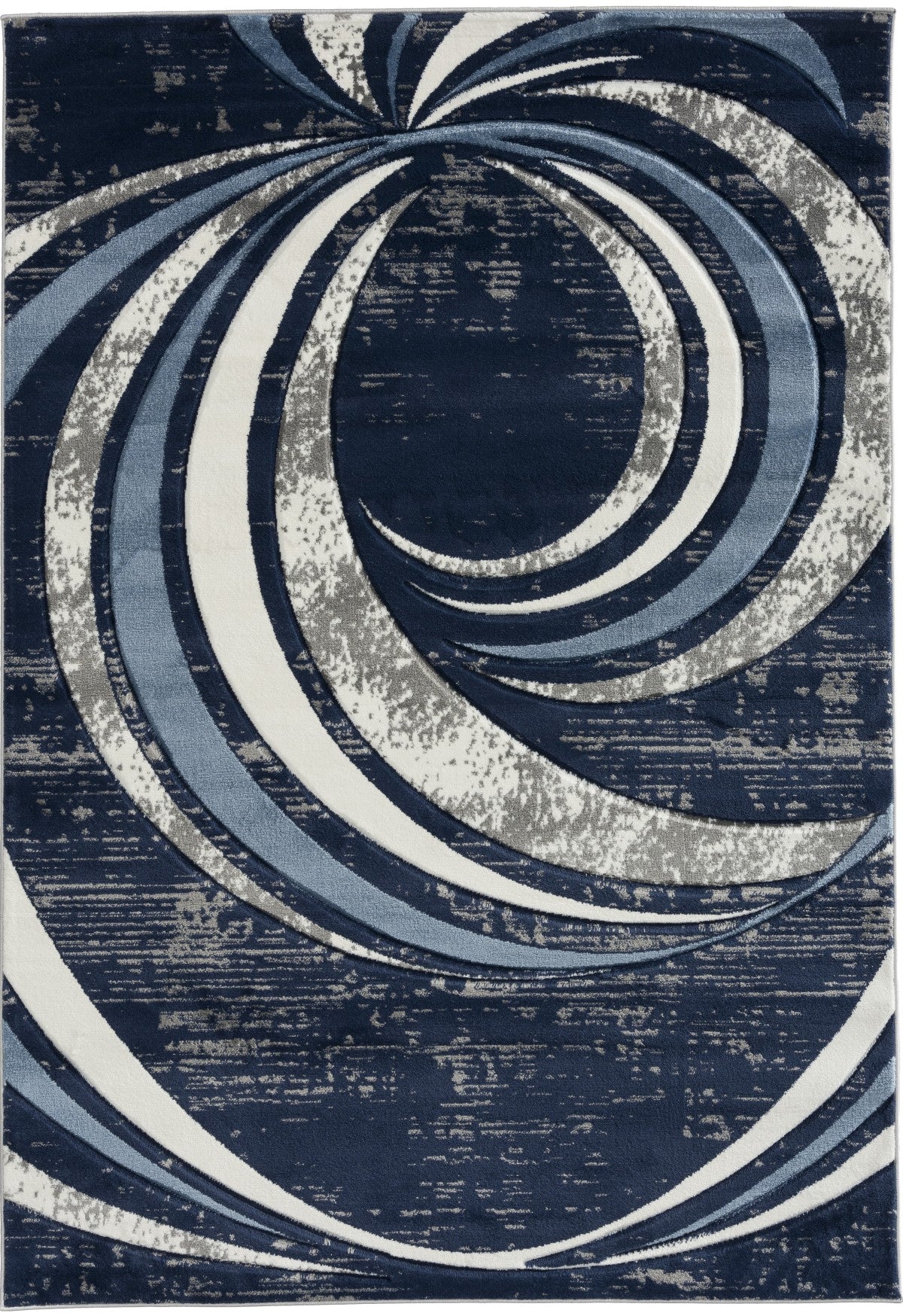 Bristol Area Rug in Black/Navy