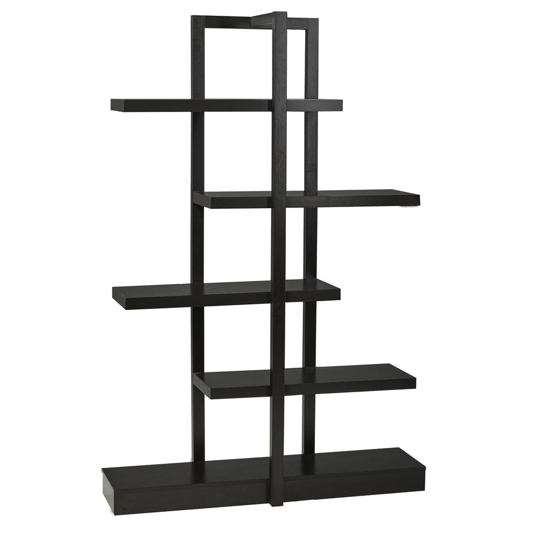 Dark Cherry 5-Tier Display Shelf