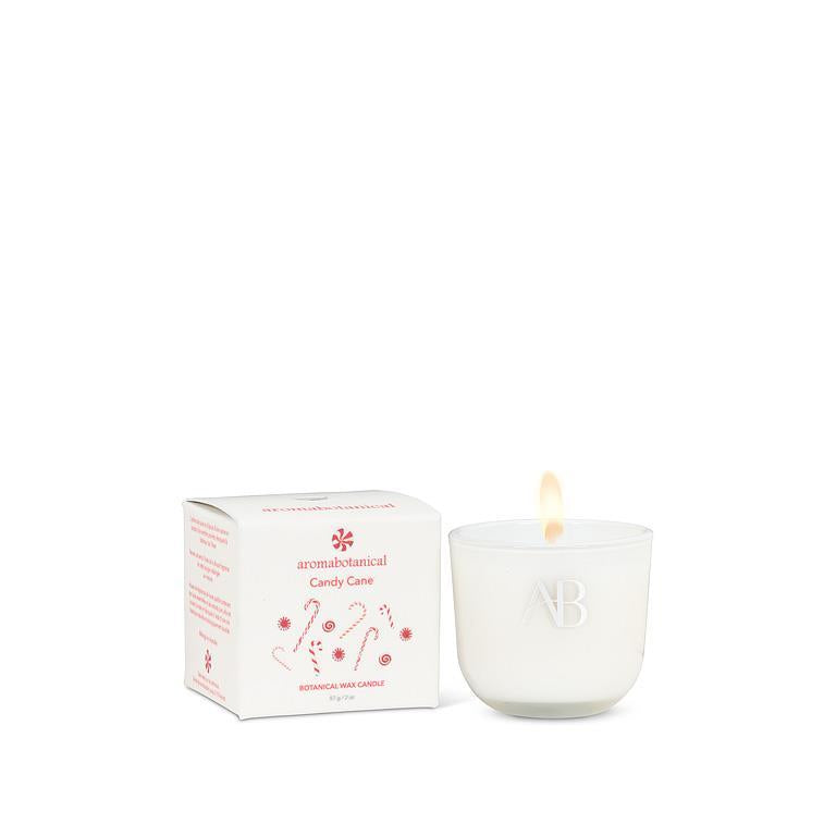 Candy Cane Mini Candle, Set of 8