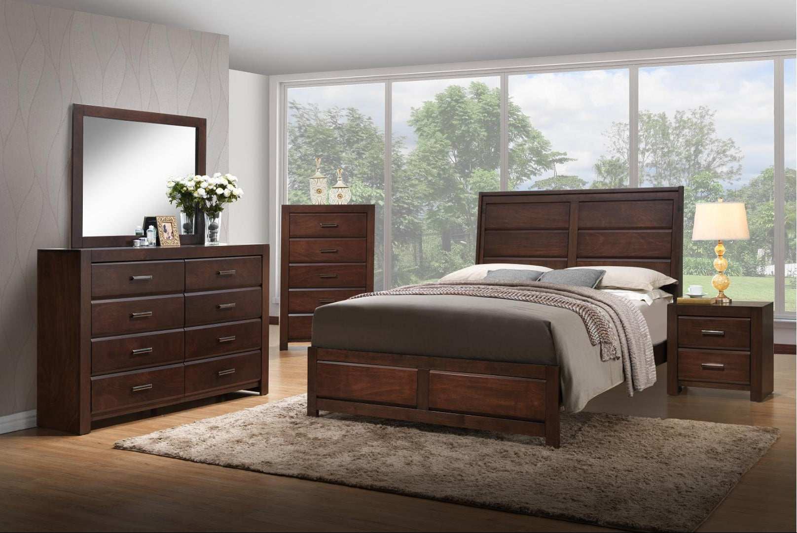 Queen Athena 8pc Bedroom Set