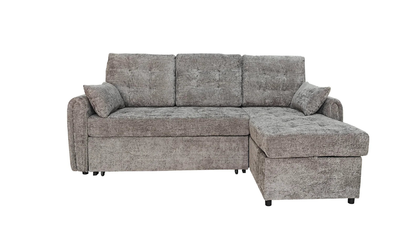 Naomi Sleeper Sectional in Grey