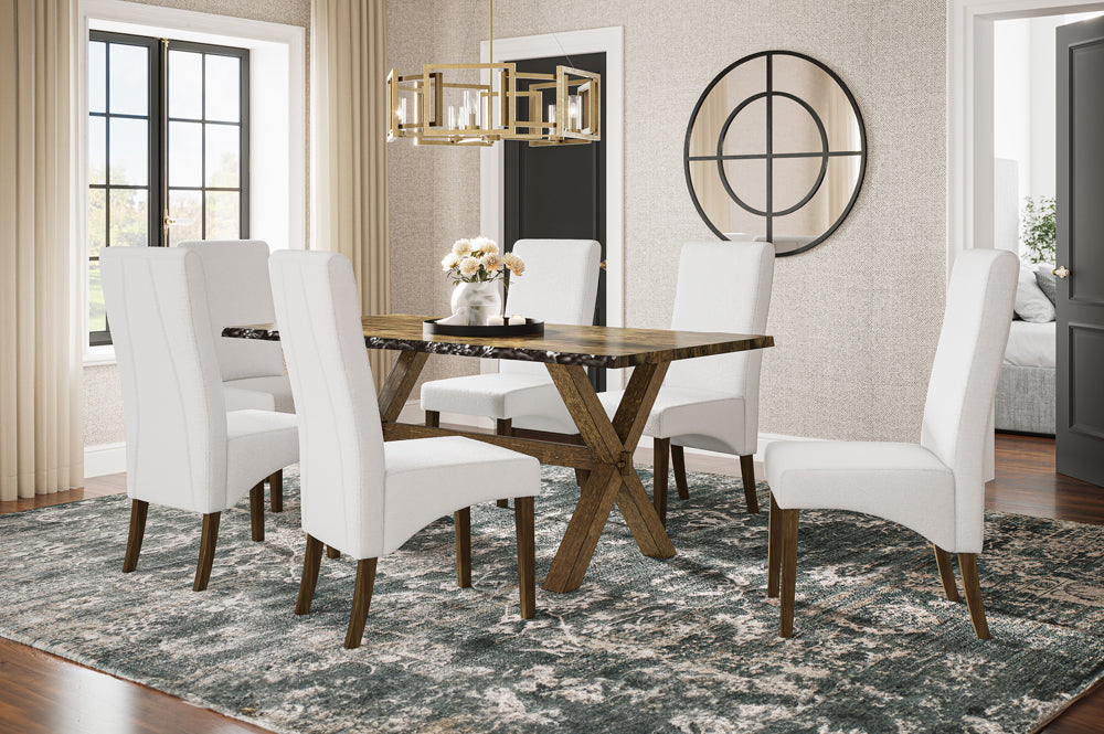 Live Edge Dining Set - T241