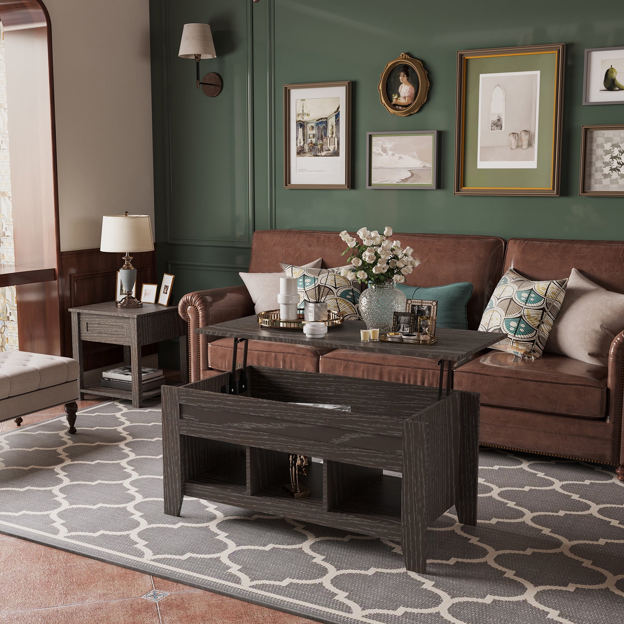 Irmias 2pc Coffee Table Set