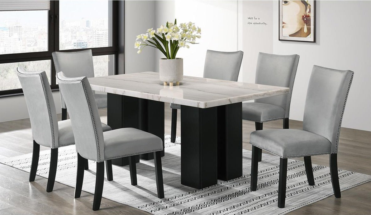 Atlanta 7pc Dining Set in Grey