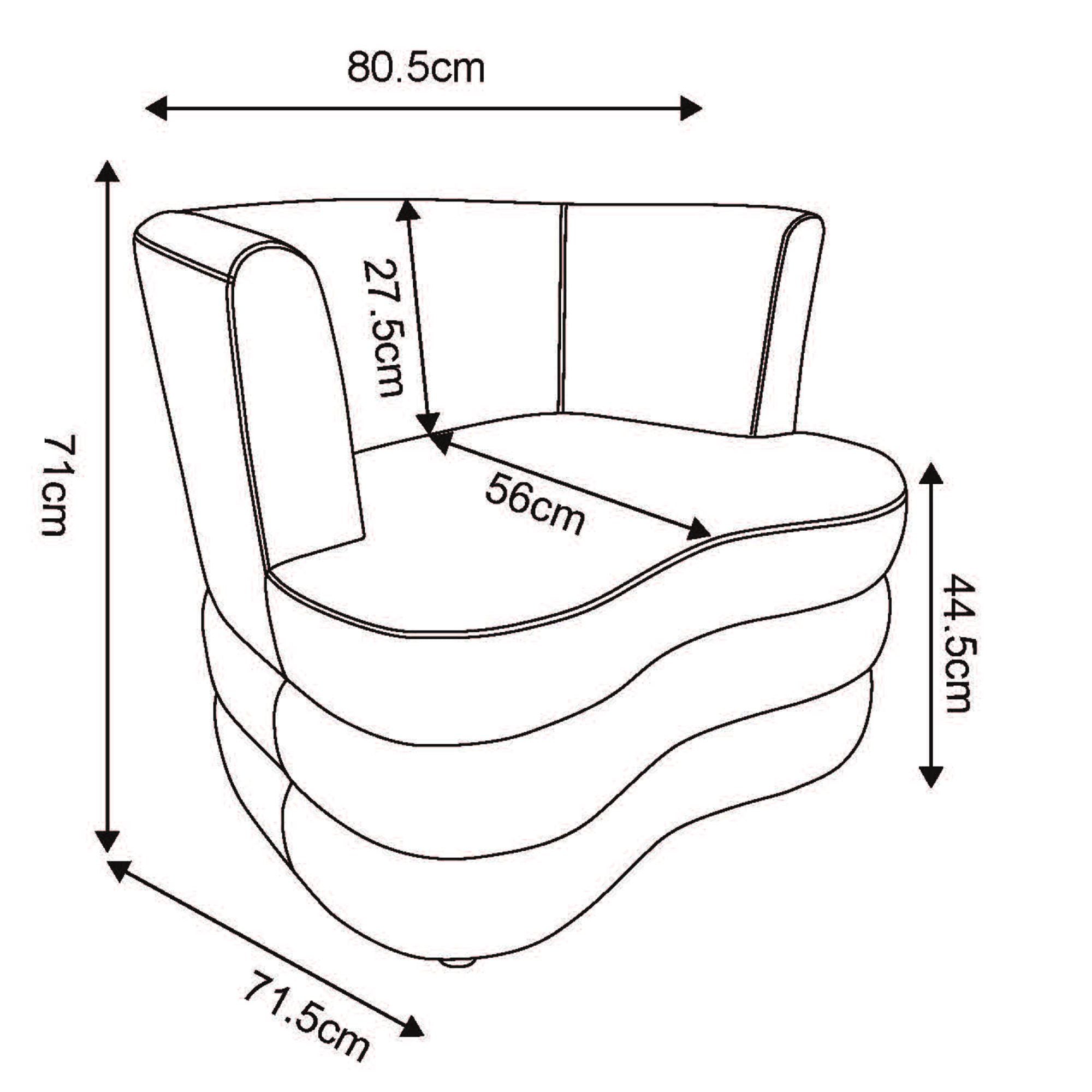 Dorian Accent Chair in Beige