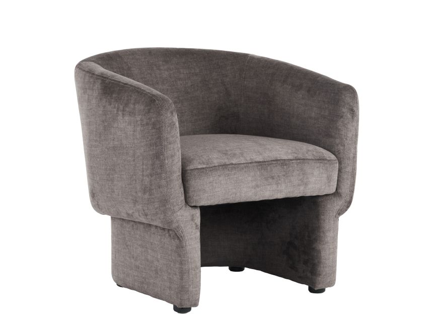 Sheri Accent Chair in Dark Taupe