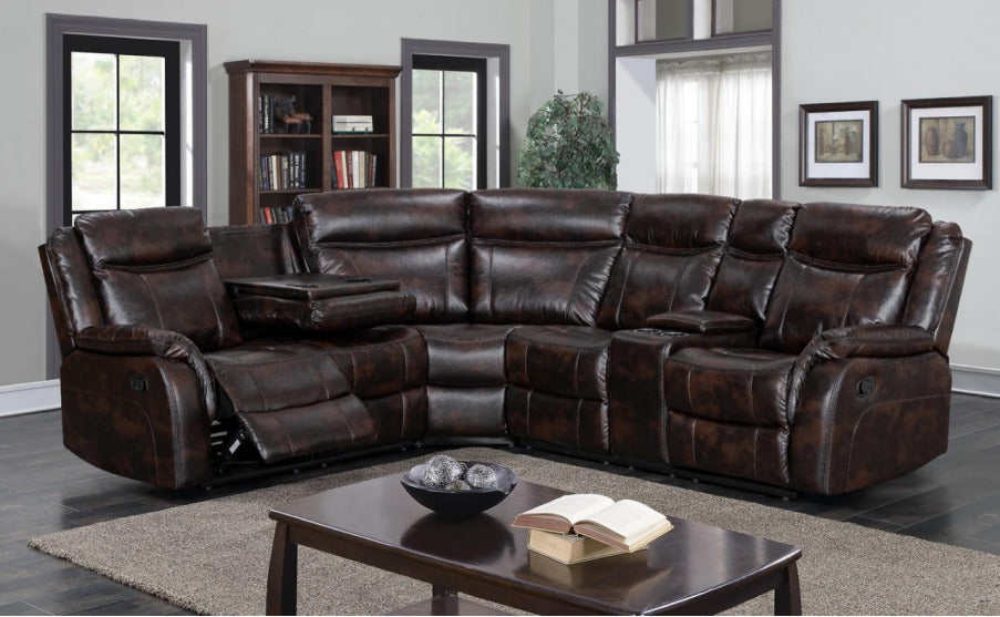 Mack Manual Recliner Sectional