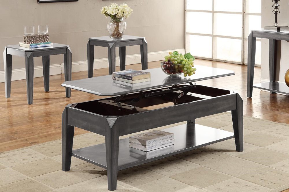 3pc Lift-top Coffee Table Set - T5134