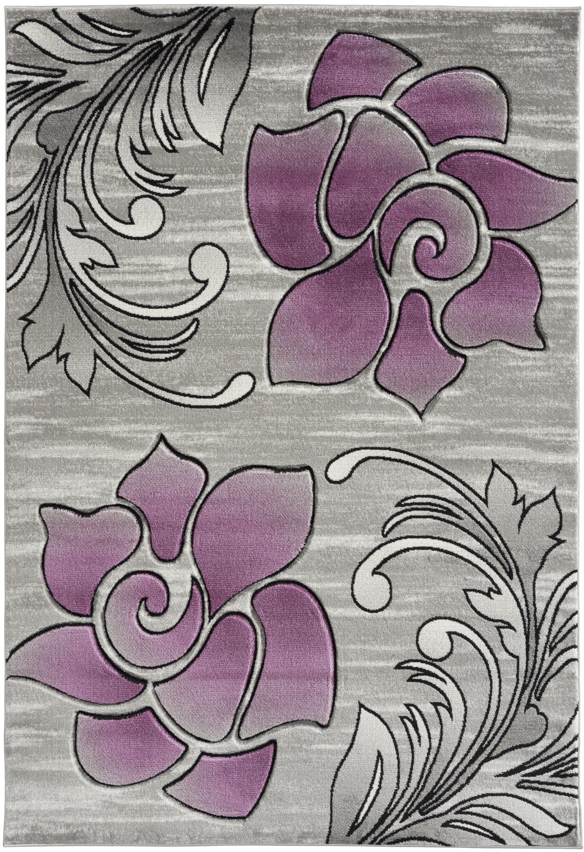 Bristol Area Rug in Grey/Violet