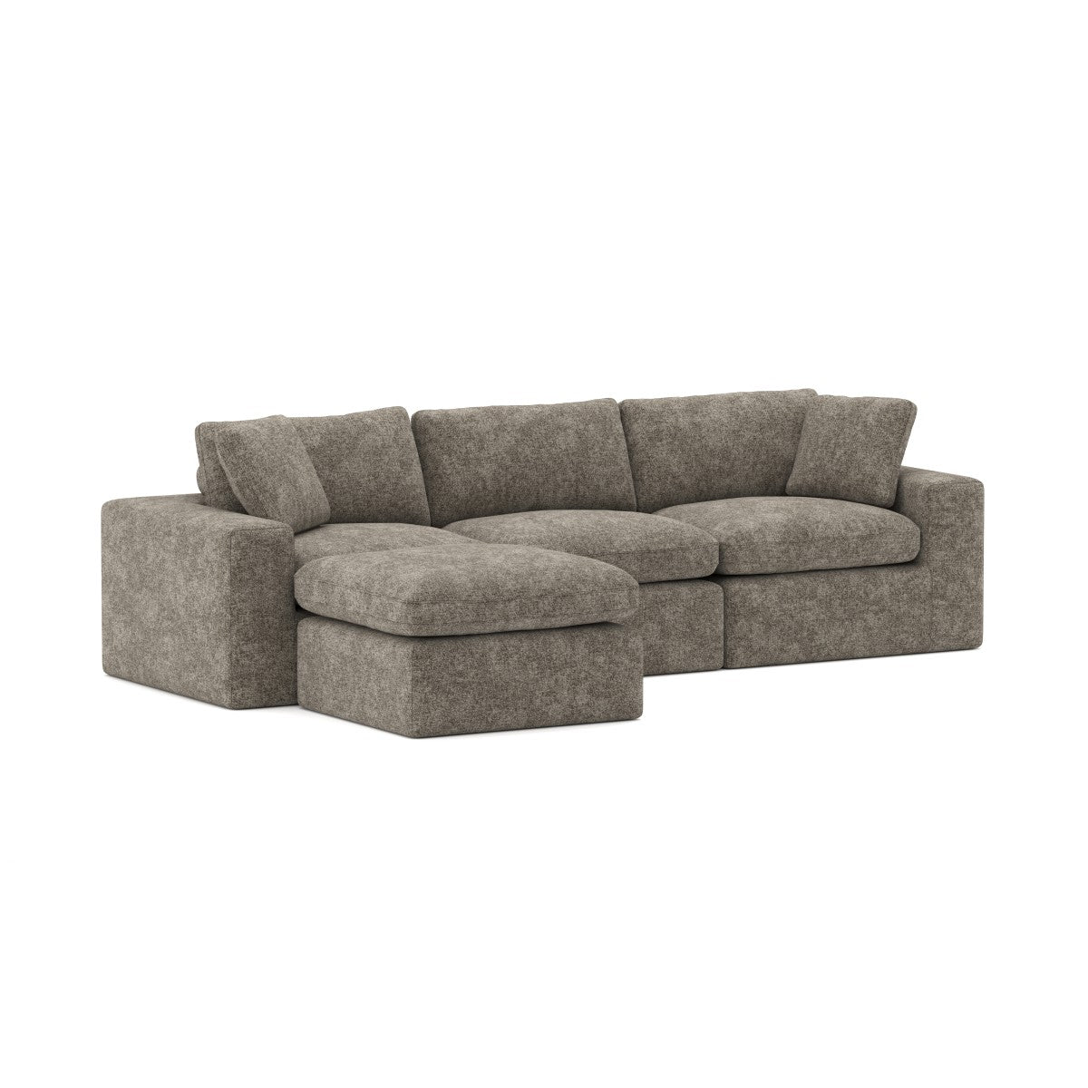 Compression Sectional with Ottoman