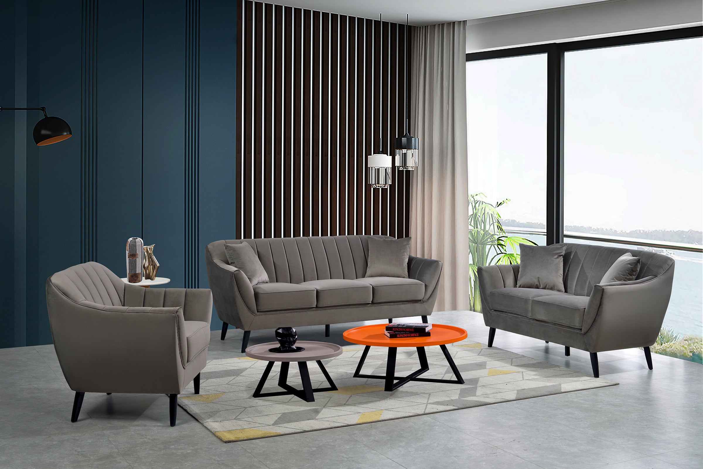 Odette 3pc Sofa Set