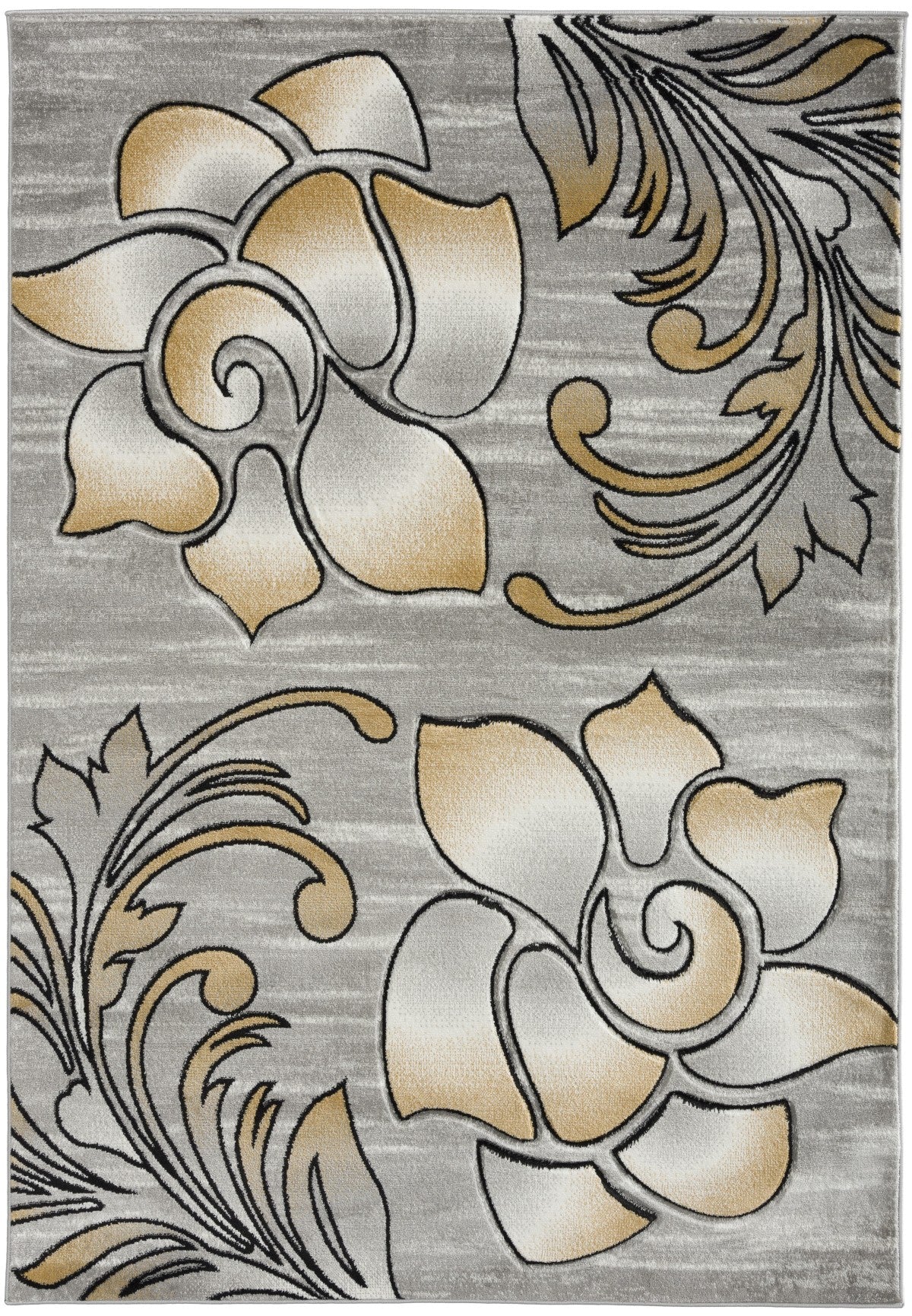 Bristol Area Rug in Grey/Gold