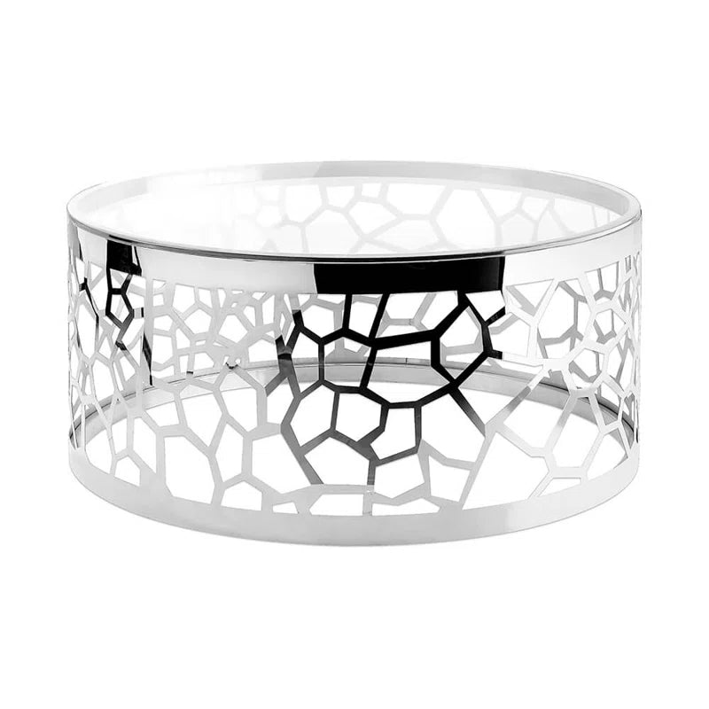 Lacey Coffee Table in Silver