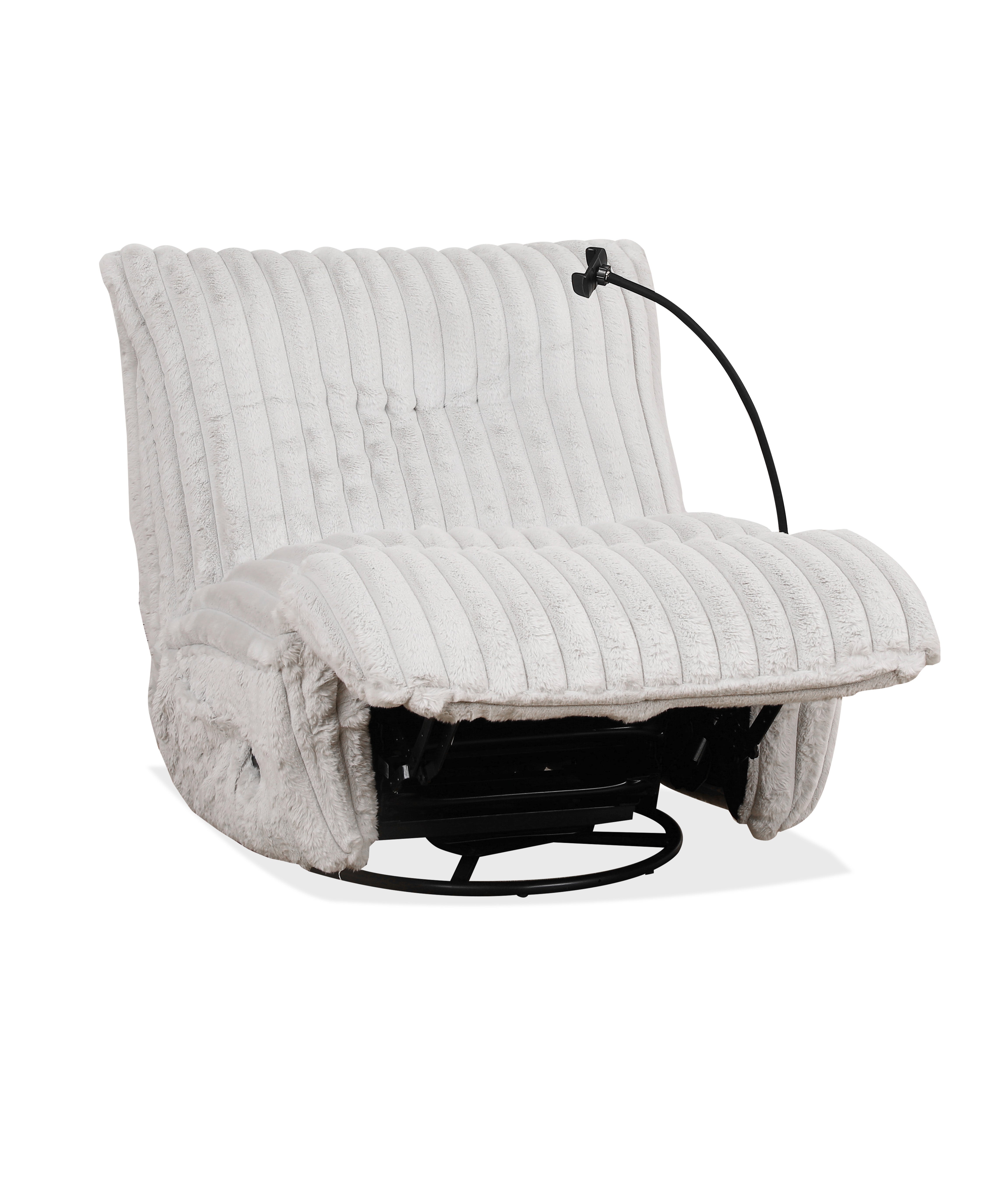 Corduroy Swivel Recliner - IF-6305