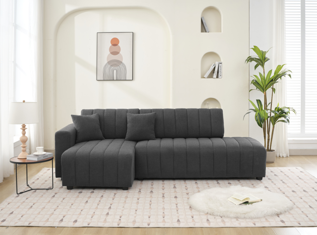 Swan Sectional in Grey