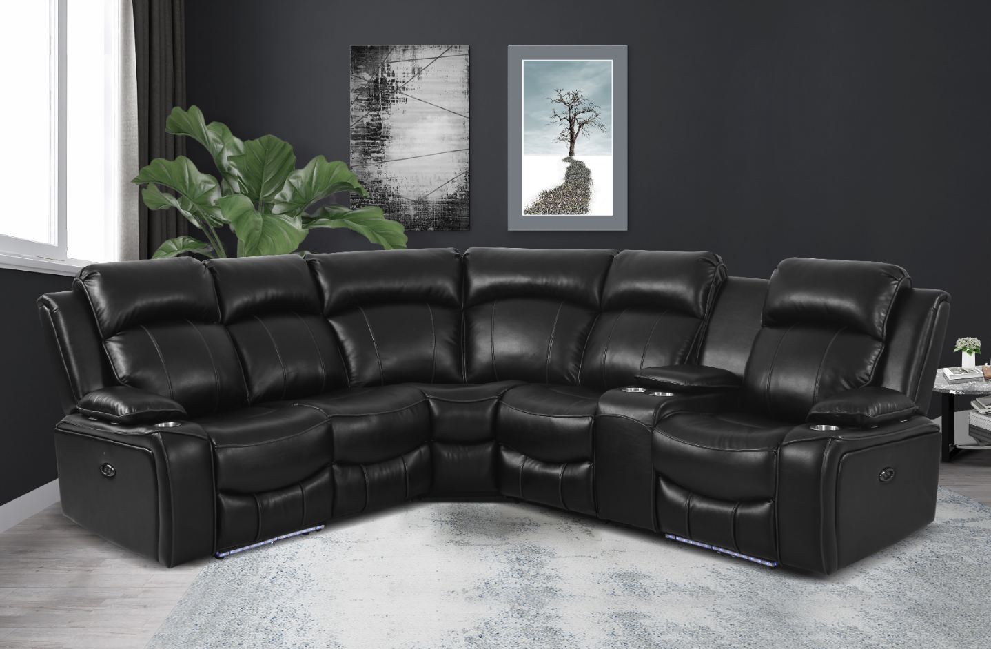 Gavin Power Recliner Sectional