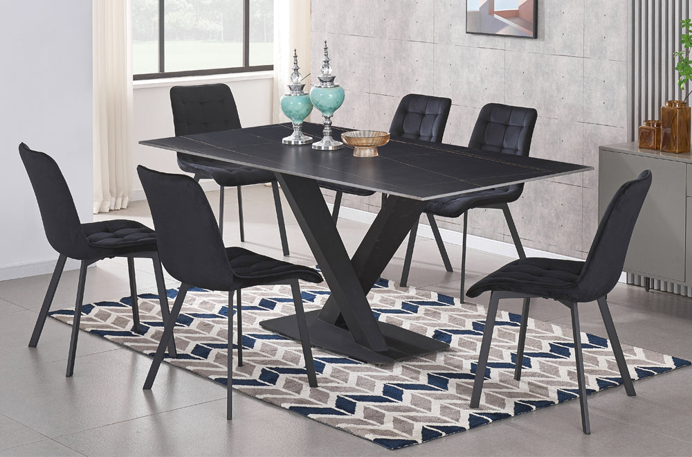 Sintered Stone 7pc Dining Set - T3525