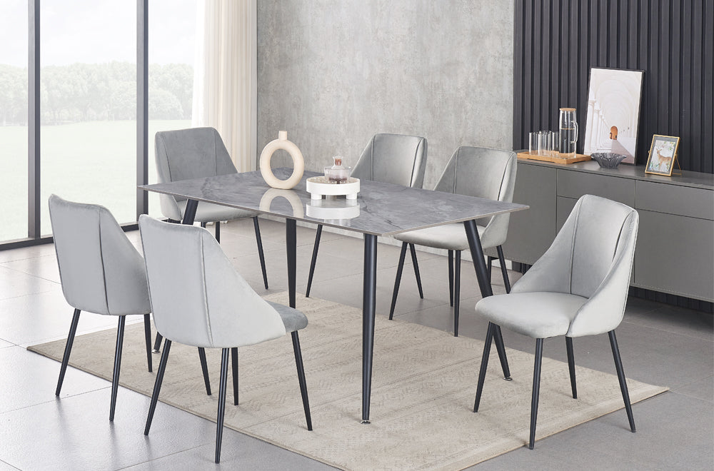 Grey Stone Dining Set - T3529