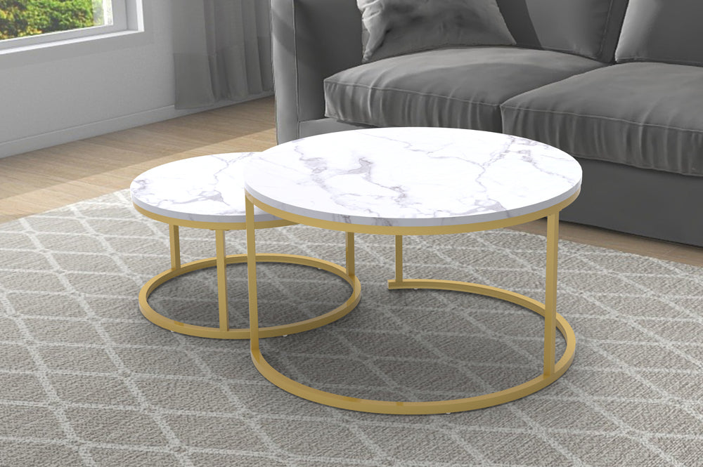 Marble Nesting Table Set - T5503