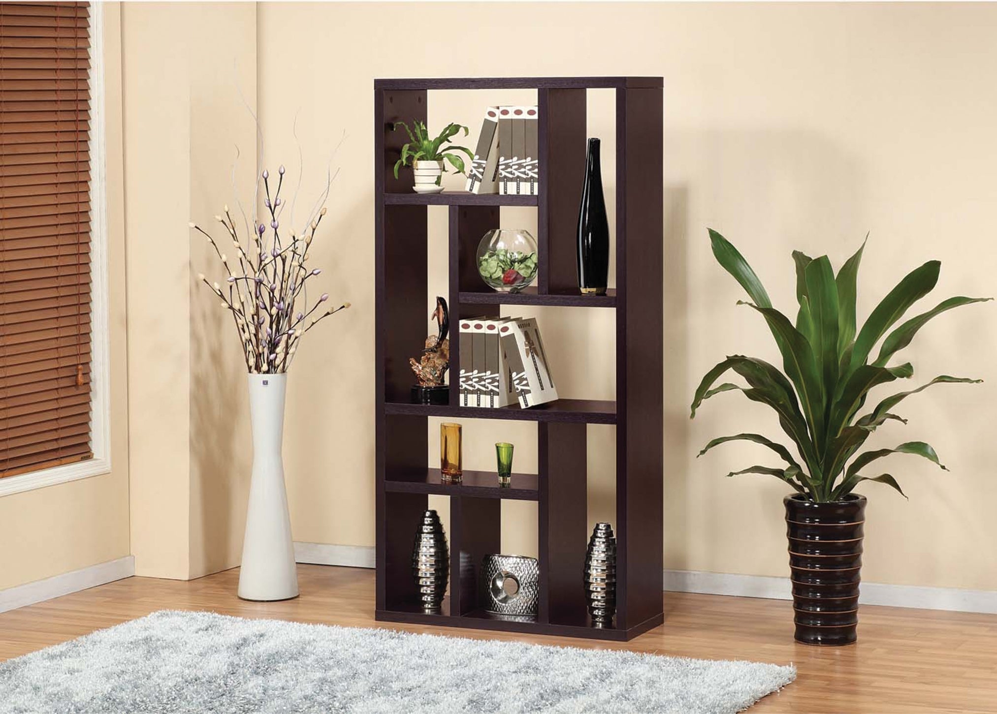 Dark Cherry Display Shelf