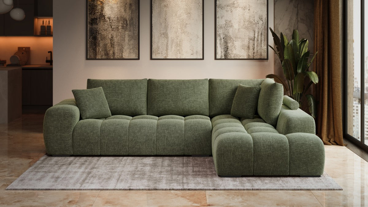 Zara Sectional in Green