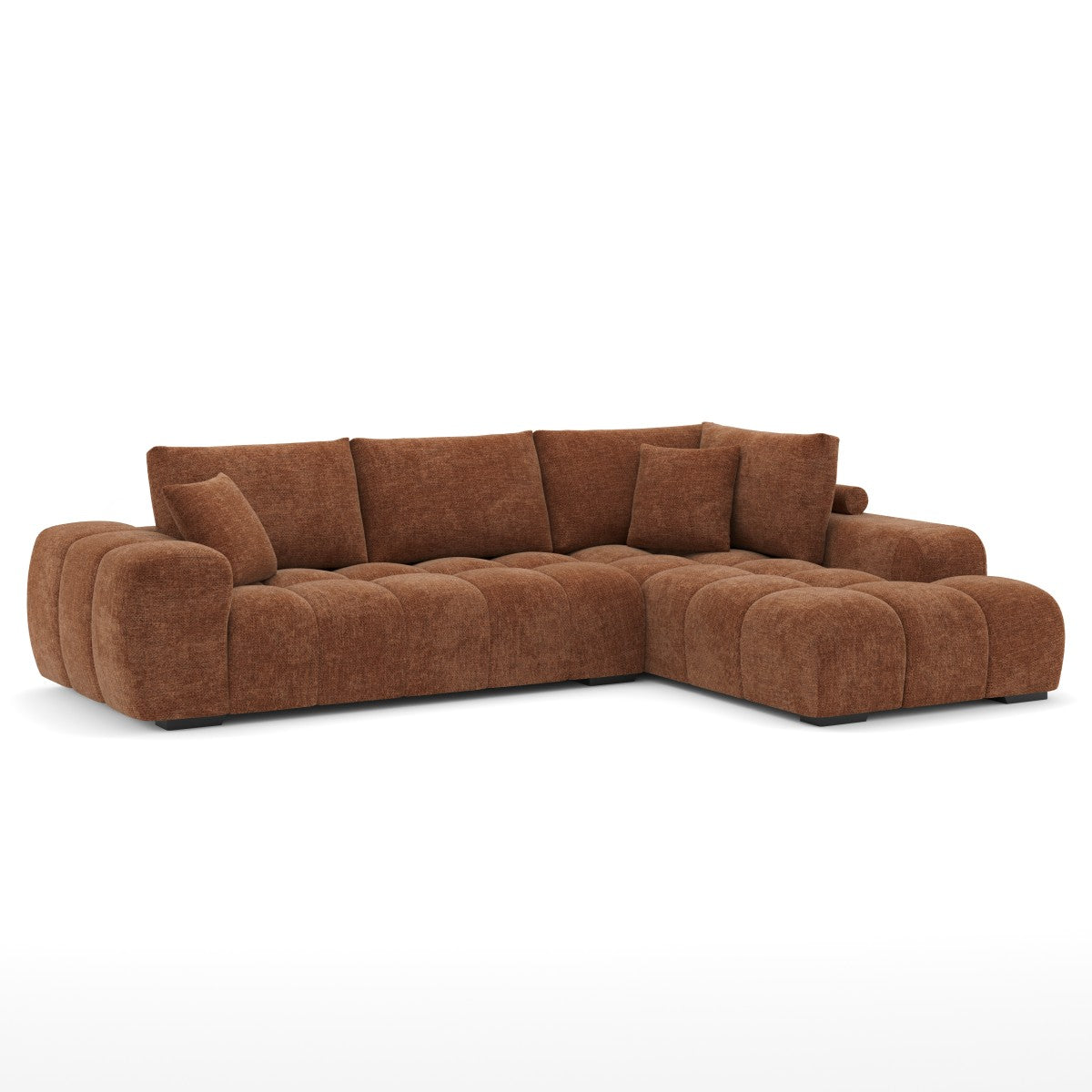 Zara Sectional in Rust