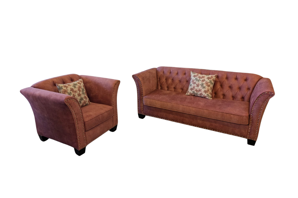 Pink Velvet Sofa & Chair 🍁