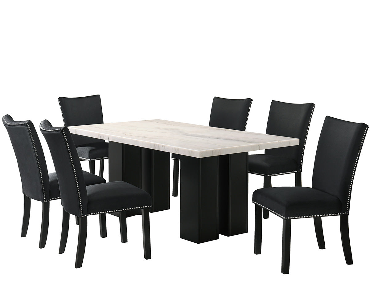 Atlanta 7pc Dining Set in Black