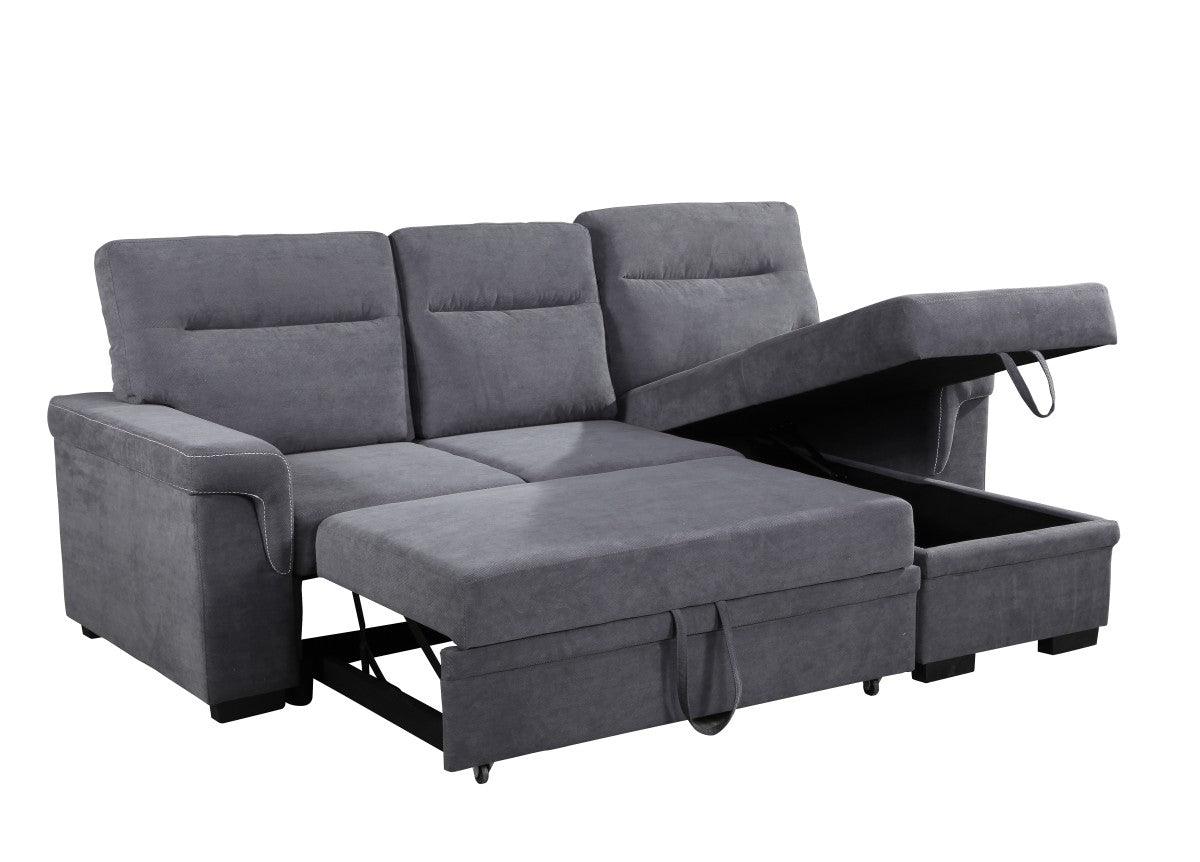 SOFA BED, LIGHT GREY - B1607 - Furnish 4 Less