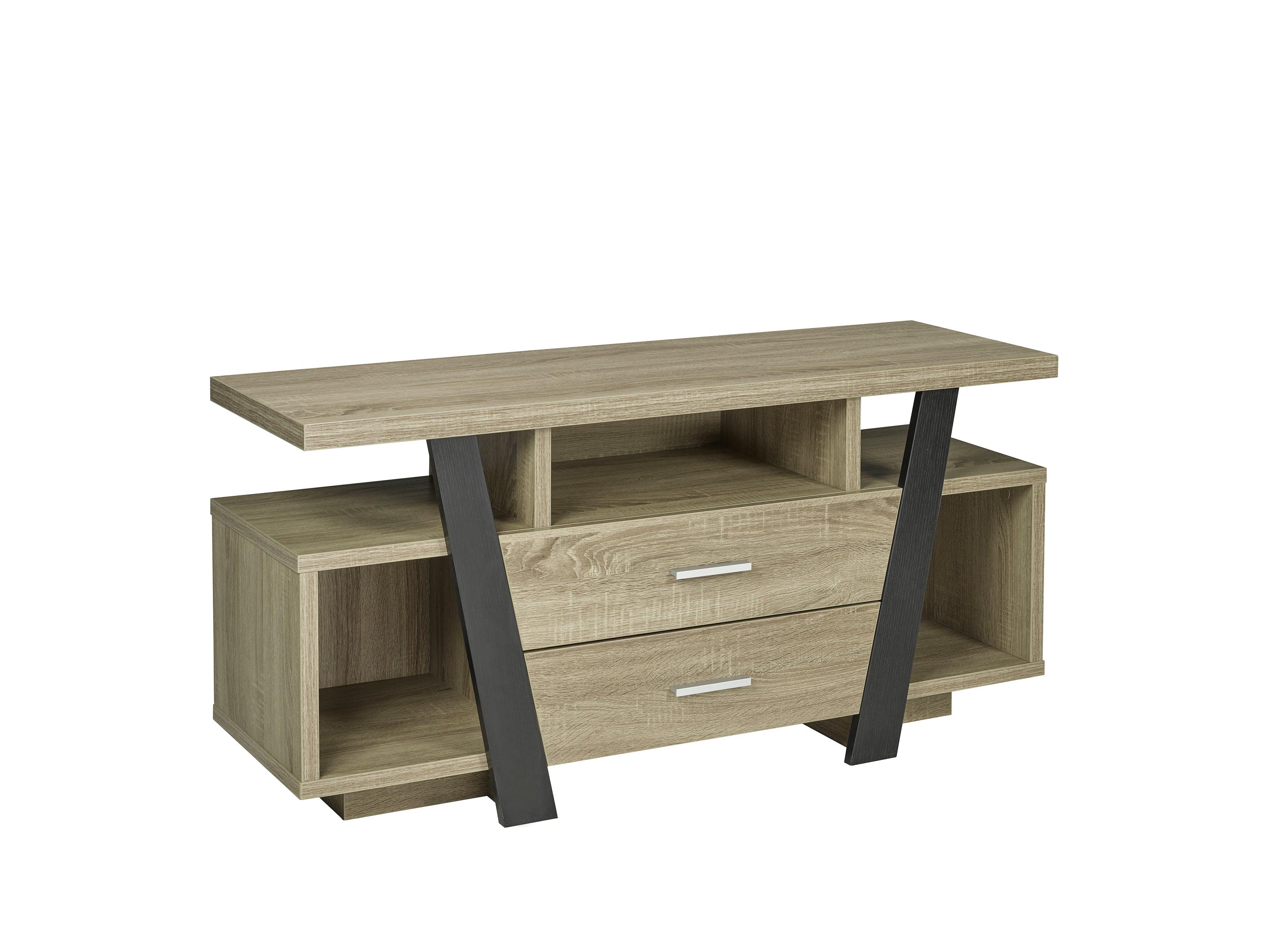 47'' TV STAND - DARK TAUPE/BLACK - B172083 - Furnish 4Less
