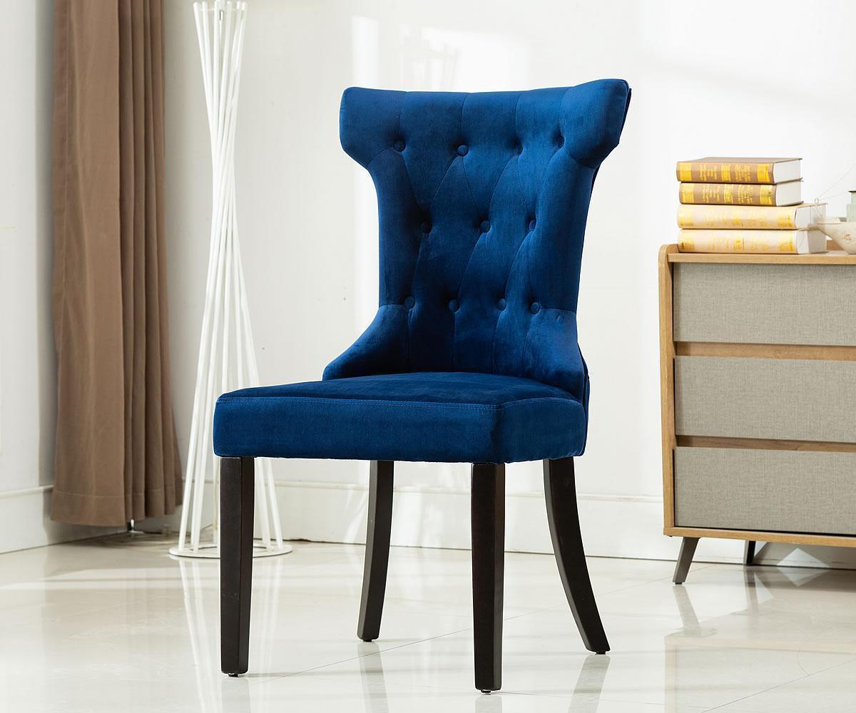 Erica Chairs in Blue or Beige (2 Per Box) - KW200 - Furnish 4 Less
