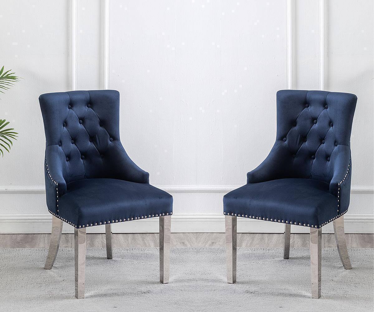 Fancy Dining Chairs (Beige, Blue, Grey) - KW301 - Furnish 4 Less
