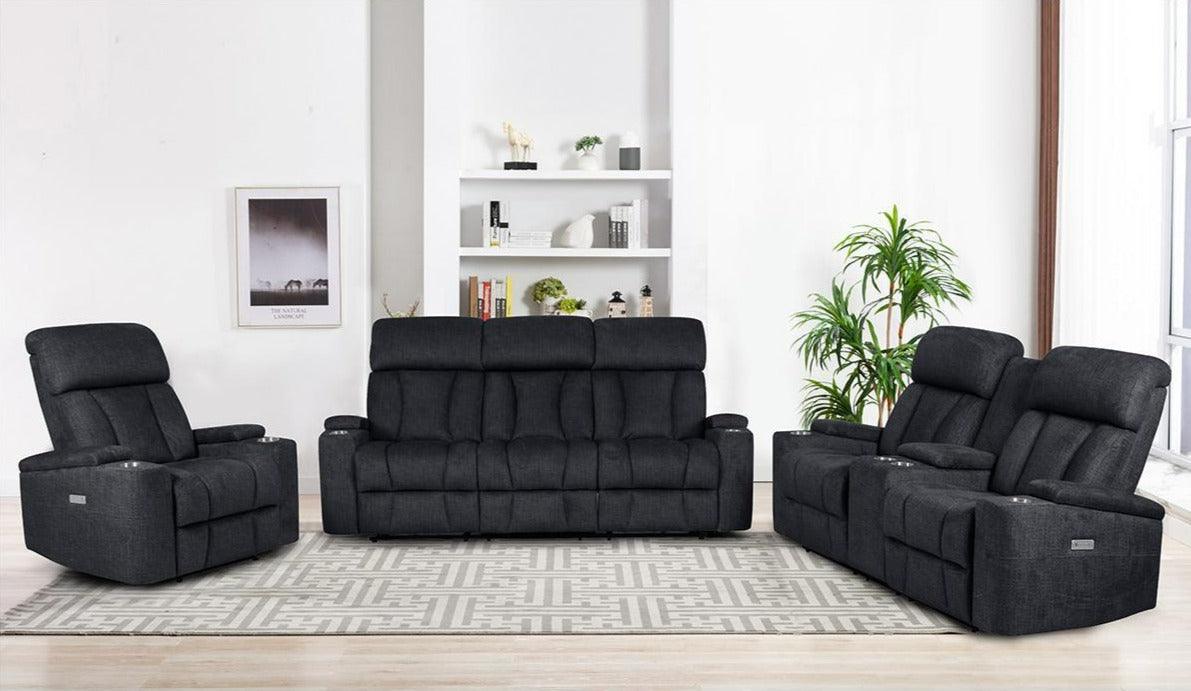 Calvino Power Recliner Sofa Set - KW8638 - Furnish 4 Less