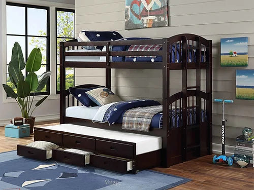 Single/Single/Single Bunk Bed - IF-1840 - Furnish 4 Less