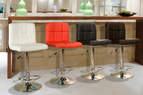 Swivel Bar Stools, Set of 2 - IF-139