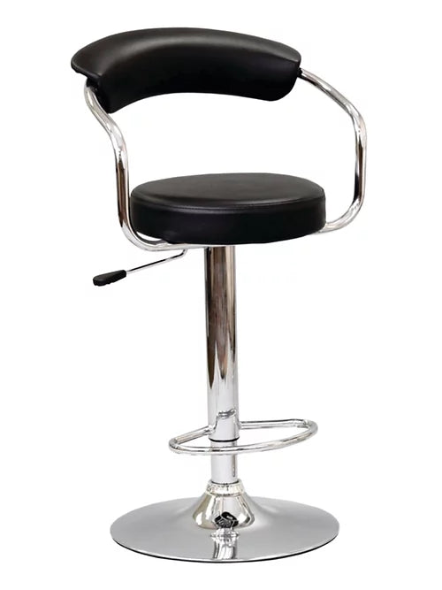 PU Leather Bar Stools, Set of 2 (Black, Espresso, Grey, Red, White) - IF-7500 - Furnish 4 Less