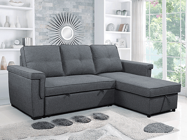 Sofabed Sectional w/ Reversible Storage Chaise - IF9040 - Furnish 4Less