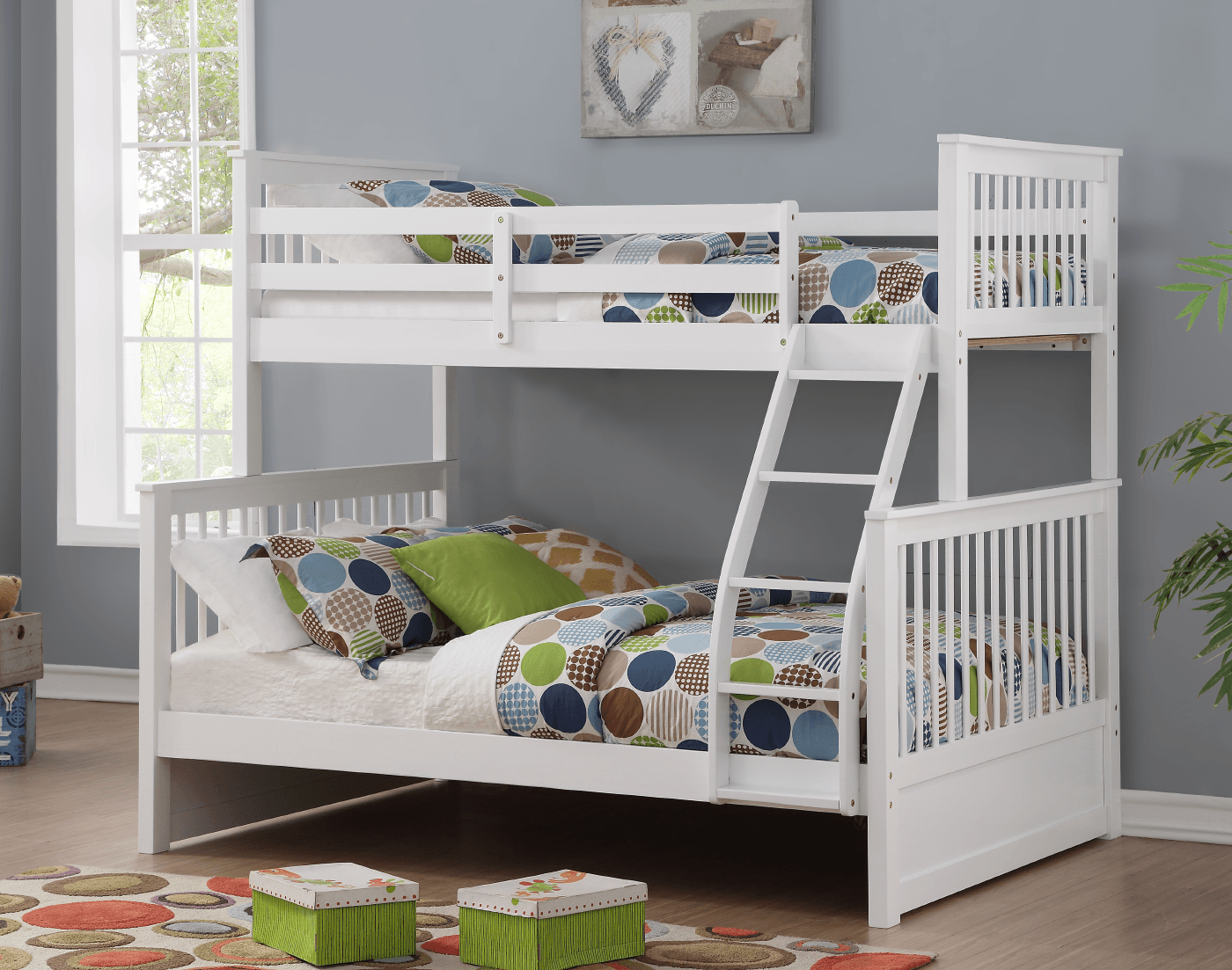 Single/Double Bunk Bed - IF-122 - Furnish 4 Less