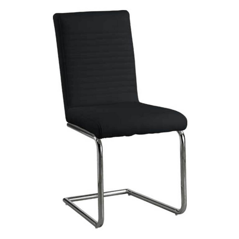 Dining Chairs, Set of 6 (Black, White) - IF-1040 - Furnish 4 Less