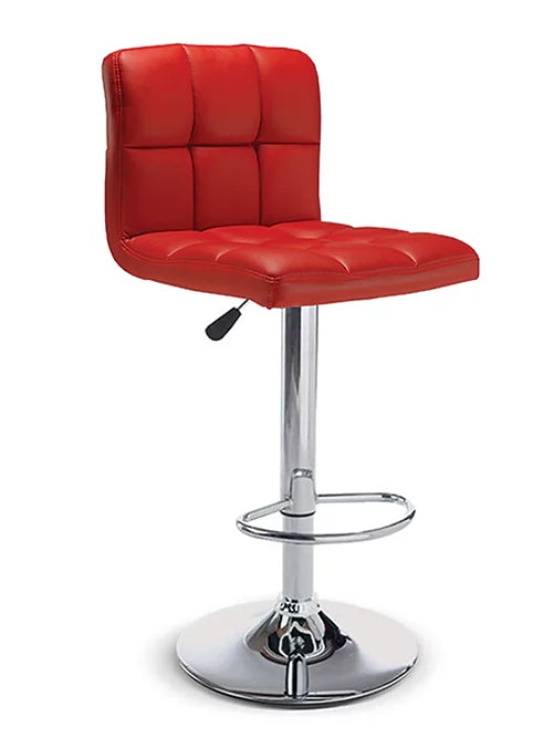 PU Leather Bar Stools, Set of 2 (Black, Espresso, Red) - IF-139 - Furnish 4 Less
