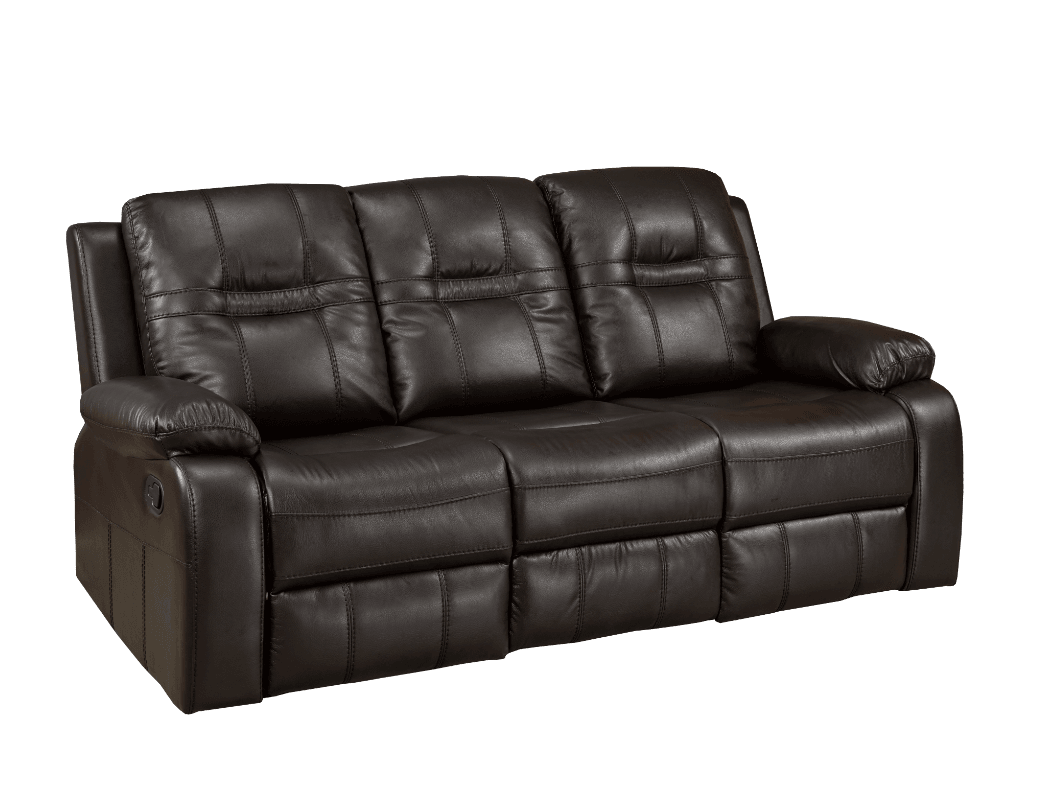 Napolean Recliner Sofa in Chocolate - B6015 - Furnish 4 Less