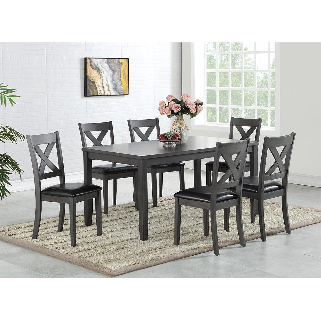 Gabriel 7pc Dining Set - B276 - Furnish 4 Less