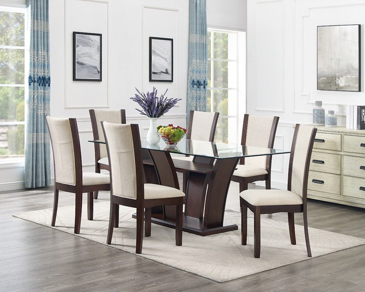Aria Dining Set in Espresso