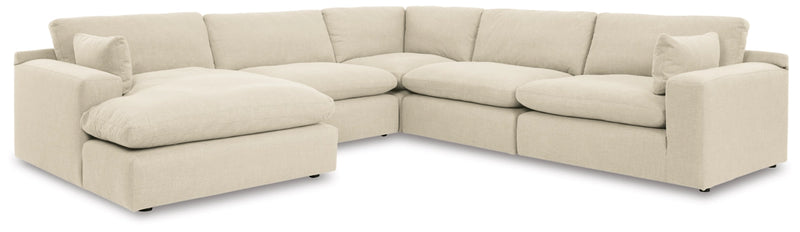 Elyza Sectional in Ivory