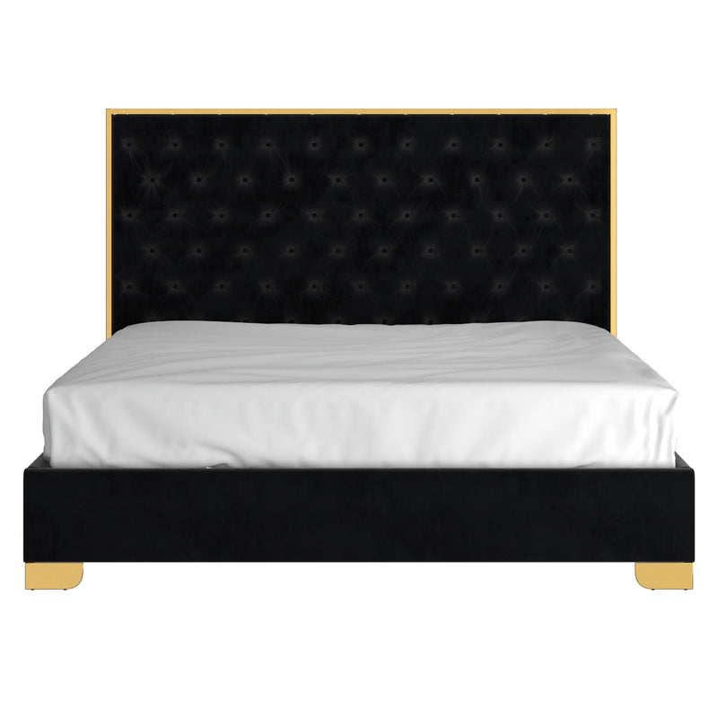 Lucille Bed in Black and Gold