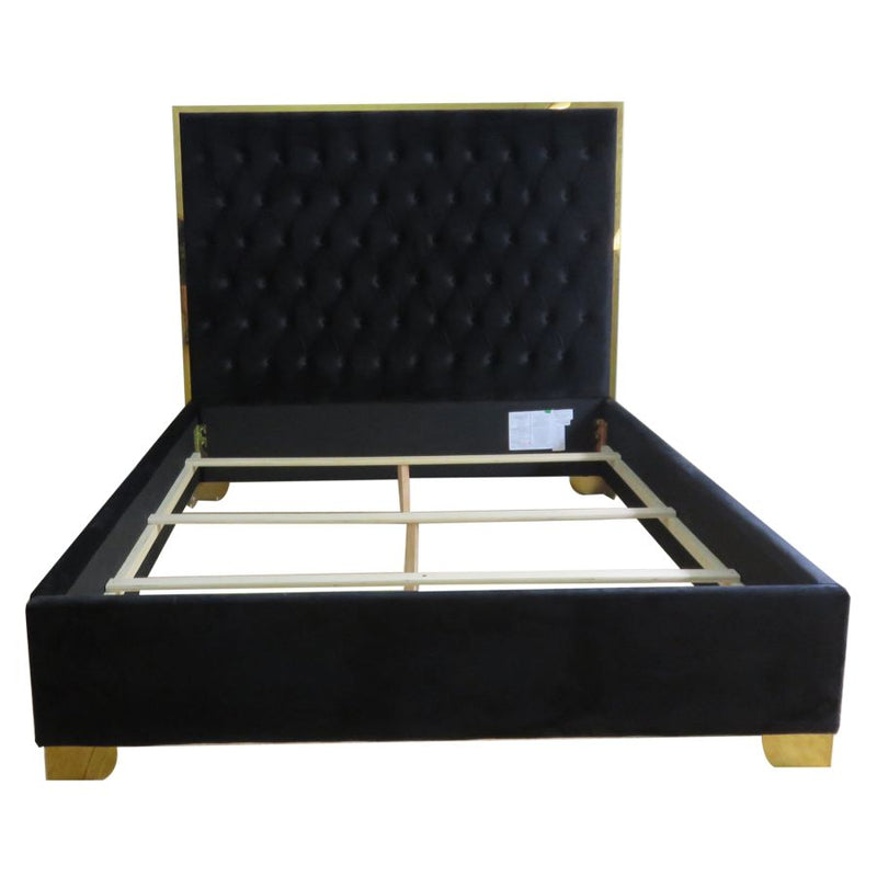 Lucille Bed in Black and Gold