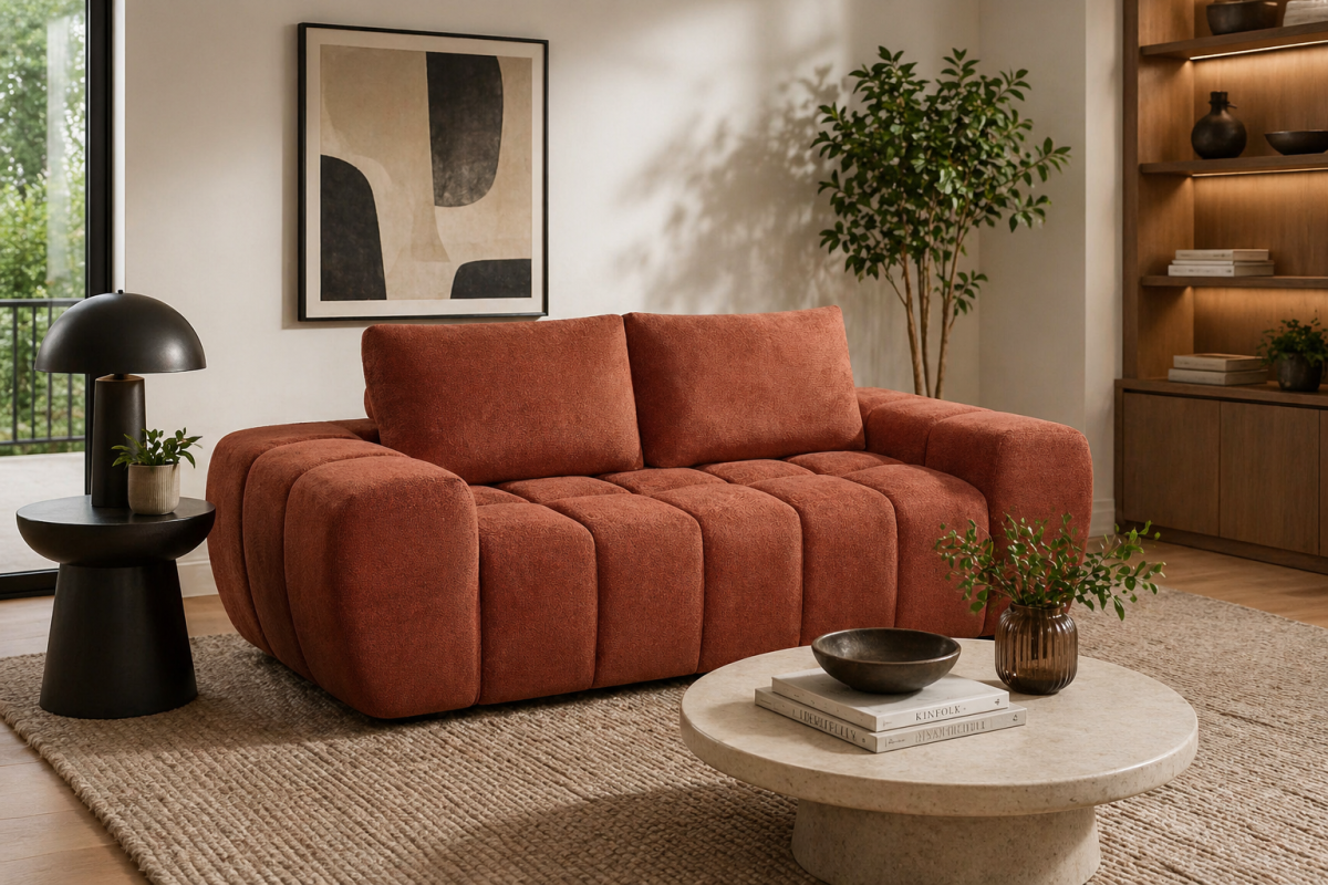 Sydney Sofa in Burgundy