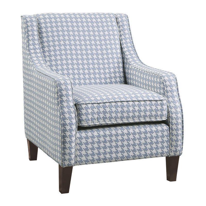 Fischer Accent Chair in Blue