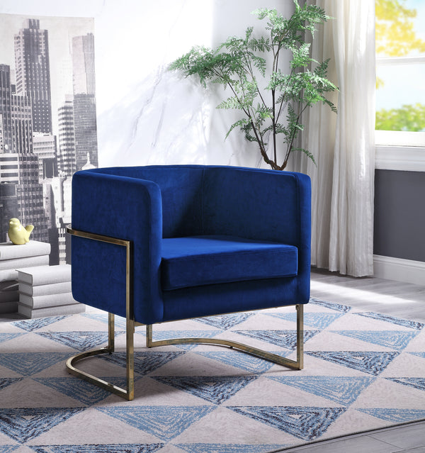 Betto Accent Chair in Navy