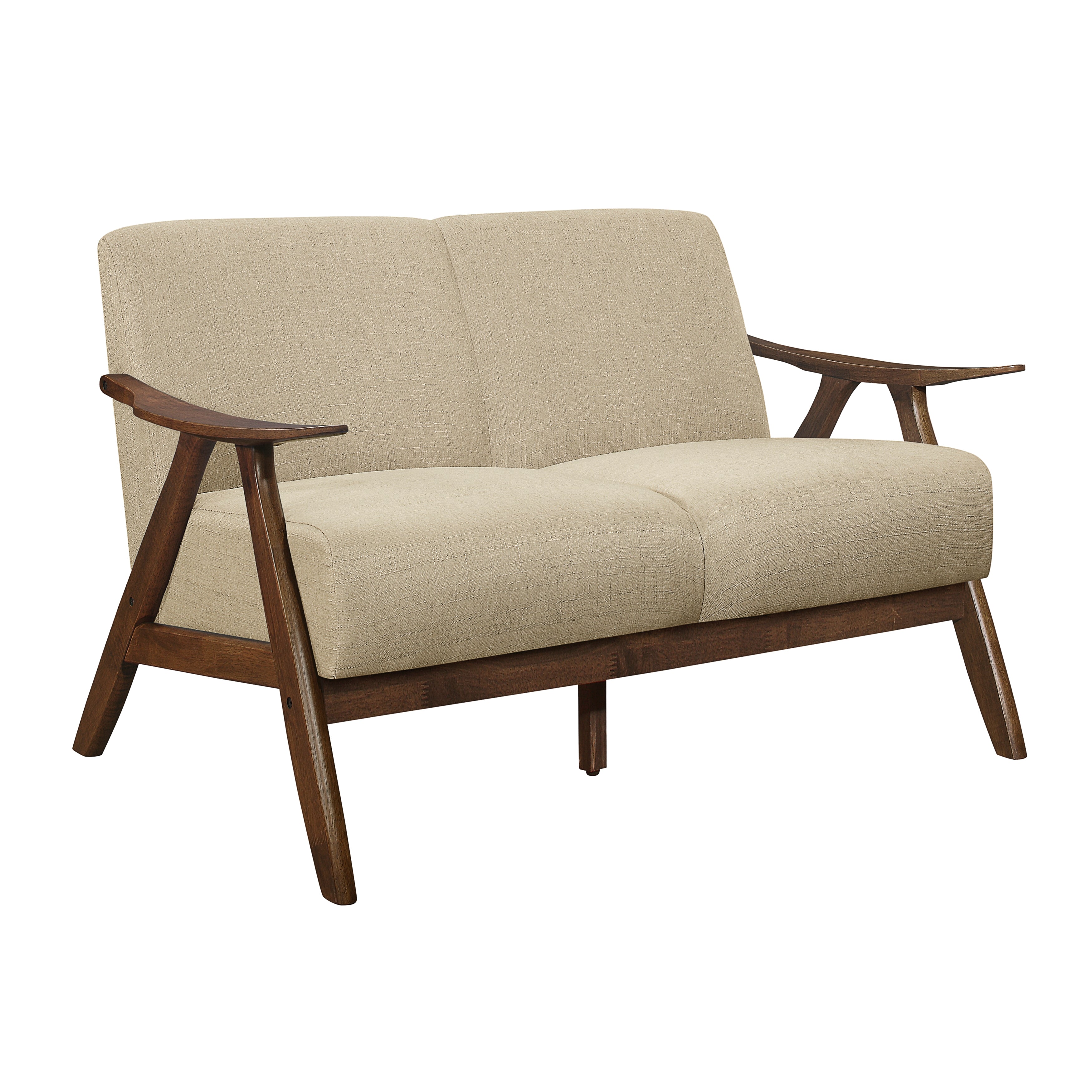 Damala Loveseat in Brown